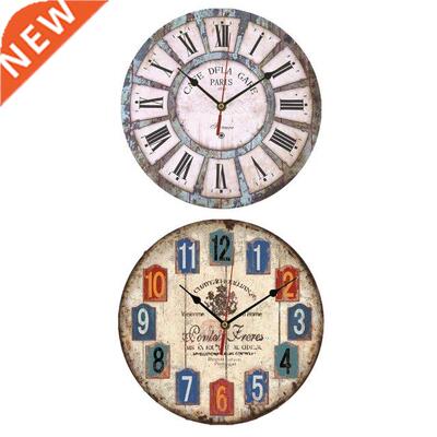 12 inch Wood Wall Clock Clocks for Office Farmhouse Living R
