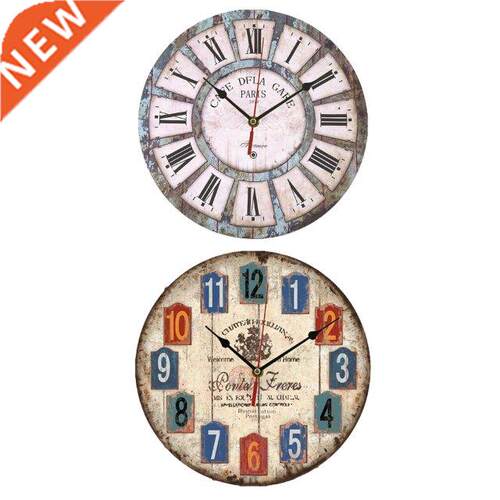 12 inch Wood Wall Clock Clocks for Office Farmhouse Living R
