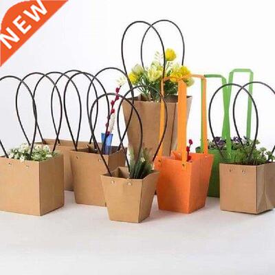 1Pcs Kraft Paper Wrapping Paper Bags For Wedding Flower