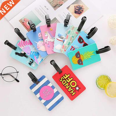Cartoon Animals Travel Accessories Creative Luggage Tag Sili