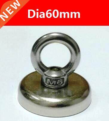 Pulling force 98KGs Pot Magnet, 1PC Dia60mm, magnetic pot w