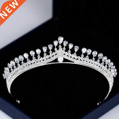 Luxury Womens Crown Headband Crystal Rhinestone Tiara And Cr