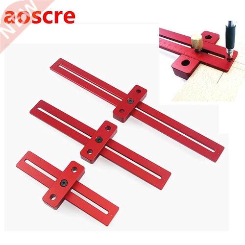 Aluminum Precision 170/270/370mm Scale Measure Scribing Rule