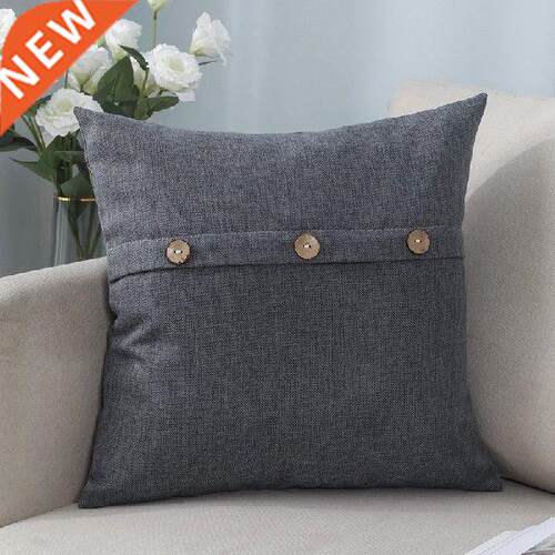 New 2 Pcs Christmas Decorative Linen Throw Pillow Covers