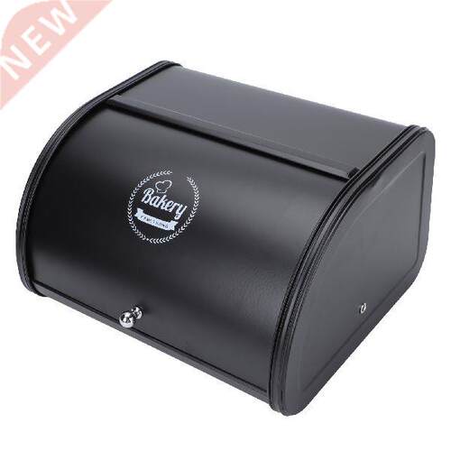 Bread Container Box Iron Kitchen Holder Storage Countertop