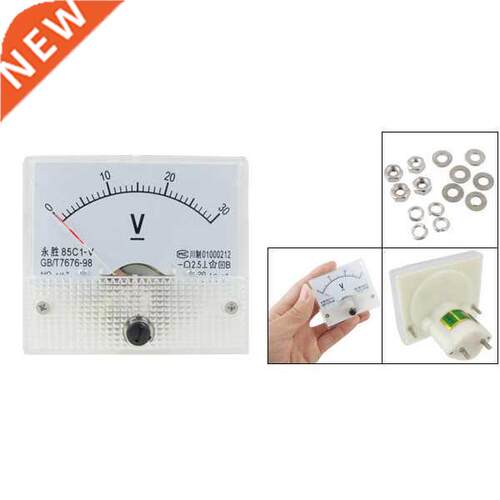 Analogue 30V DC Voltage Needle Panel Meter Voltmeter