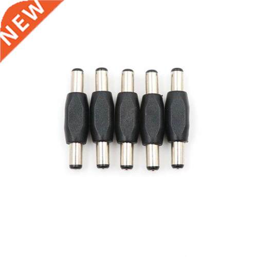 5pcs DC Power Plug Connector Male To Male Panel Mounting Plu