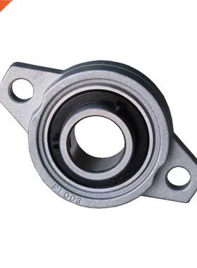 2PCS KFL000 10mm Diameter Zinc Alloy Pillow Block Flange B