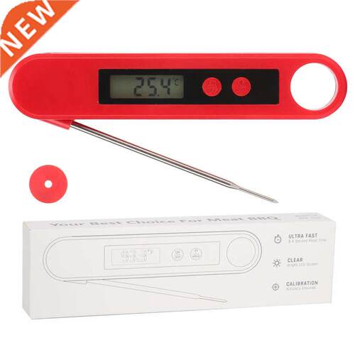 Wireless Foldable Meat Thermometer Digital LCD Folding Cooki