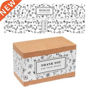 Sticker Handmade Thank Business 20pcs Small Seal You Labels