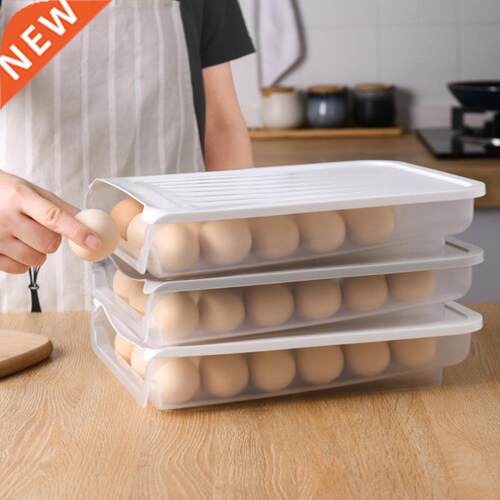 Stacked Auto Scrolling Fresh Keeping Eggs Storage Container