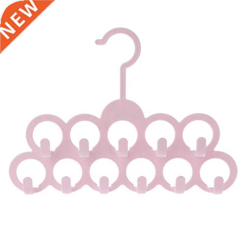 *11Holes Clothes Tie Belt Shawl Scarf Hanger Display Holder