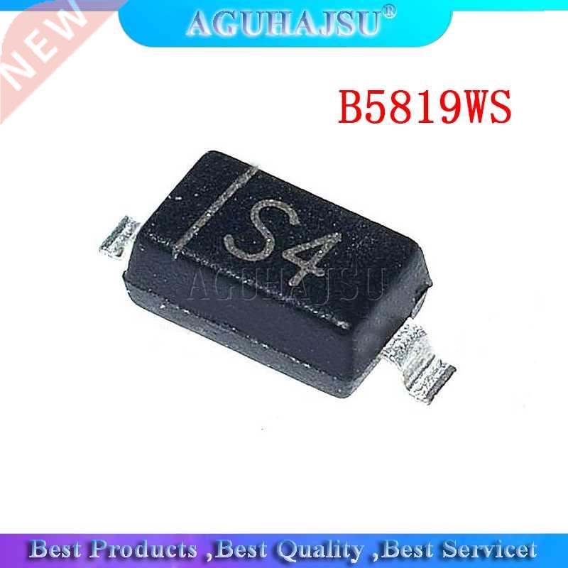 100pcs/lot 0805 S4 B5819WS smd dioden IN5819 SOD-323 Auf Lag