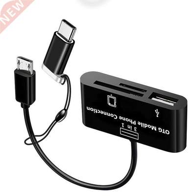 OTG apter Universal Type-c Micro 3 In 1 USB Memory Card TF