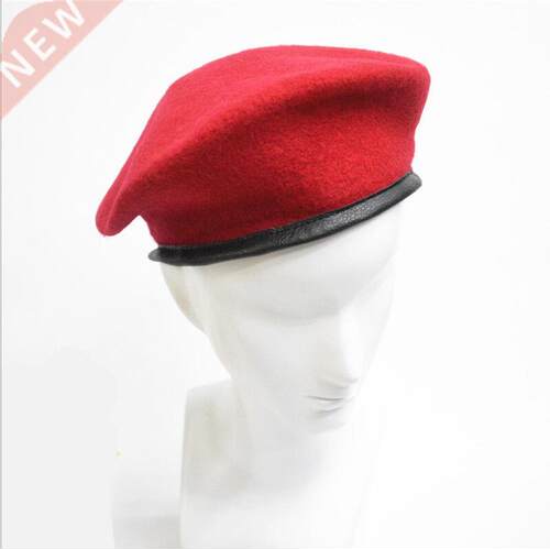 Fasion Military Army Soldier Hat Men Women Wool Beret Unifor