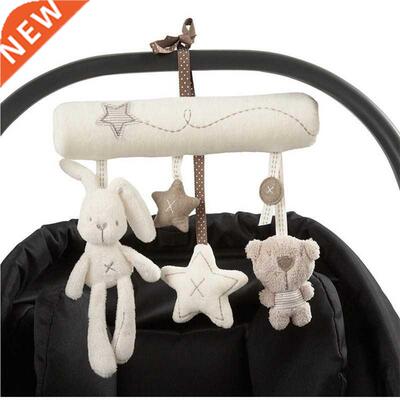 Infant Toddler Rattles Toys For Baby Stroller Crib Soft Rabb