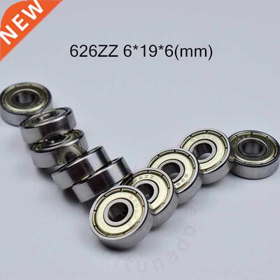 10pcs 626ZZ 6*19*6(mm) free shipping chrome steel Metal Sea