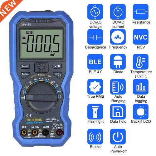 OW18E 4 1/2 Digit Smart BLE 4.0 Multimeter True RMS Digital
