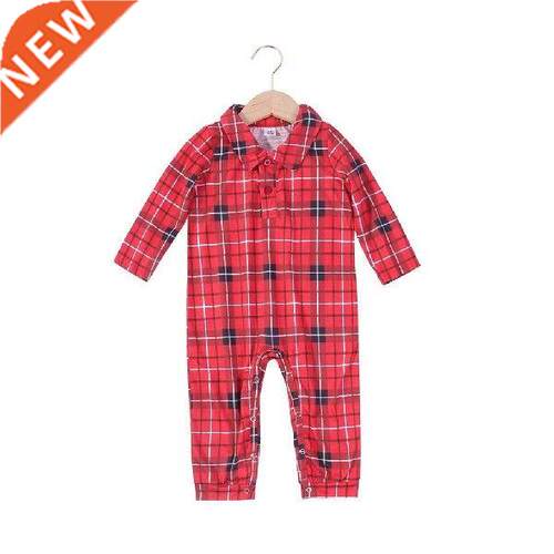Pajamas Family Grid Christmas Pajamas Sets All-match
