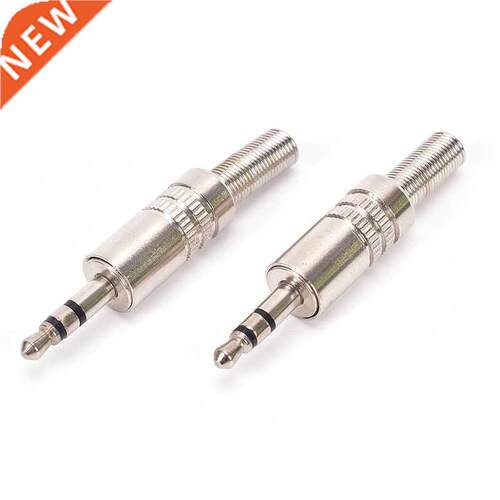 3.5mm 3 Pole Male Repair Headphones Audio Jack Plug Connecto