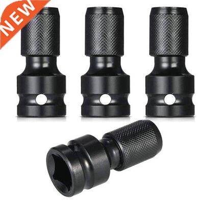 4 Pcs Impact Adaptor 1/2 Square Drive to 1/4 Hex Shank Socke