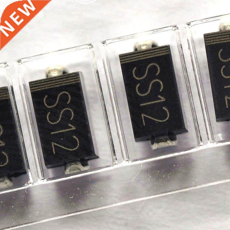 100pcs 1N5817 SS12 SMA SMD 1A 20V Sctky Diode