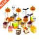 Pick Lunch Halloween Fruit Children 10pcs ForkCartoon set