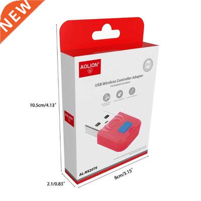USB Wireless Contrler Adapter Gamepad Receiver Support Joy