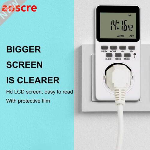 EU US UK Plug Kitchen Timer Electronic Digital Timer Switch