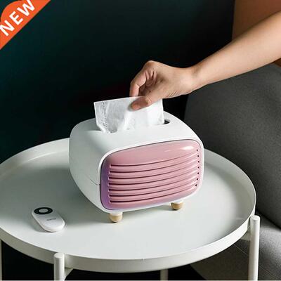 Tissue Box Radio Shape with Wide Mouth Plastic Napkin Holder