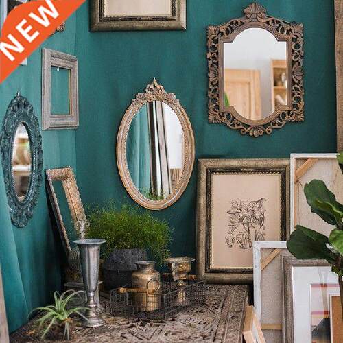 Classical Carved Mirror French European Retro Hollow