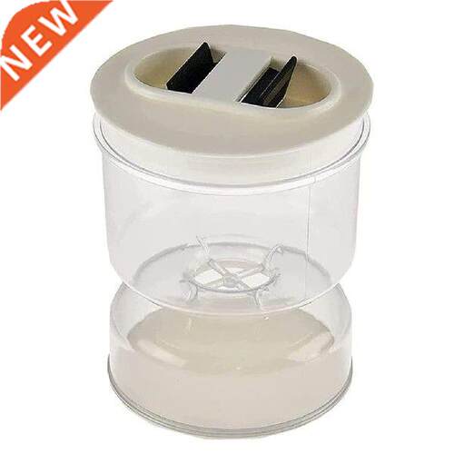 Vegetable Hourglass Jar Portable Silicone Lid Food Fresh