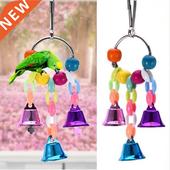 Parrot Suspension Hanging Chain Pet Colorful Bridge Toys