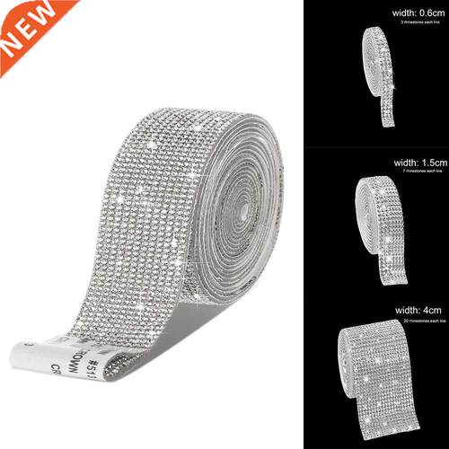Self Adhesive Crystal Rhinestone Sticker Diamond Ribbon DIY