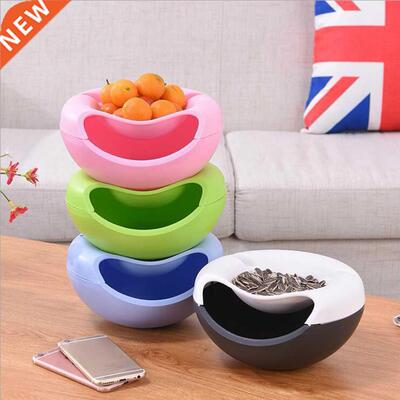 Snack Fruit Bowl Lazy Person Nut Melon Seeds Fruit Dish Plas