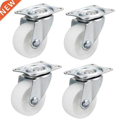 4PCS Caster Trolley Heavy Duty Rubber Wheel Swivel Caster Tr
