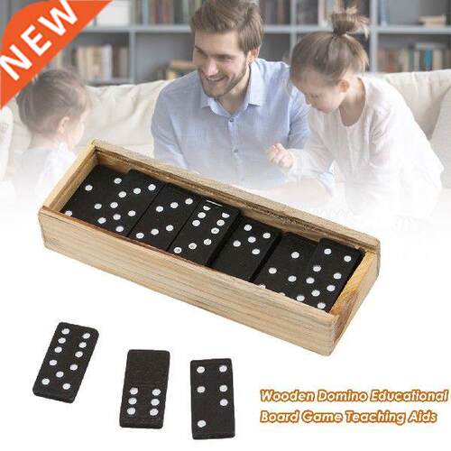 Wooden Domino Board Games Travel Funny Table Game Domino