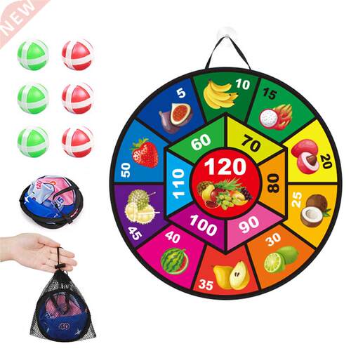 Kids Game Dart Board Set High Quality Durable Folding Wall