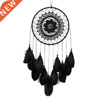 AT69 -Handmade Dream Catcher Net with Feathers Wall Hanging