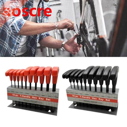 10 Pcs Wrench Set Newest Type Universal T-Handle Hex Key Han