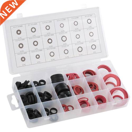 141pcs NBR O-Ring Tap Seal Plumbing Gasket Rubber Washer Ass
