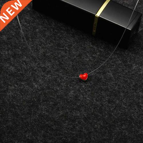 New Design Drop Oil Heart Charms Invisible Fish Line Crystal