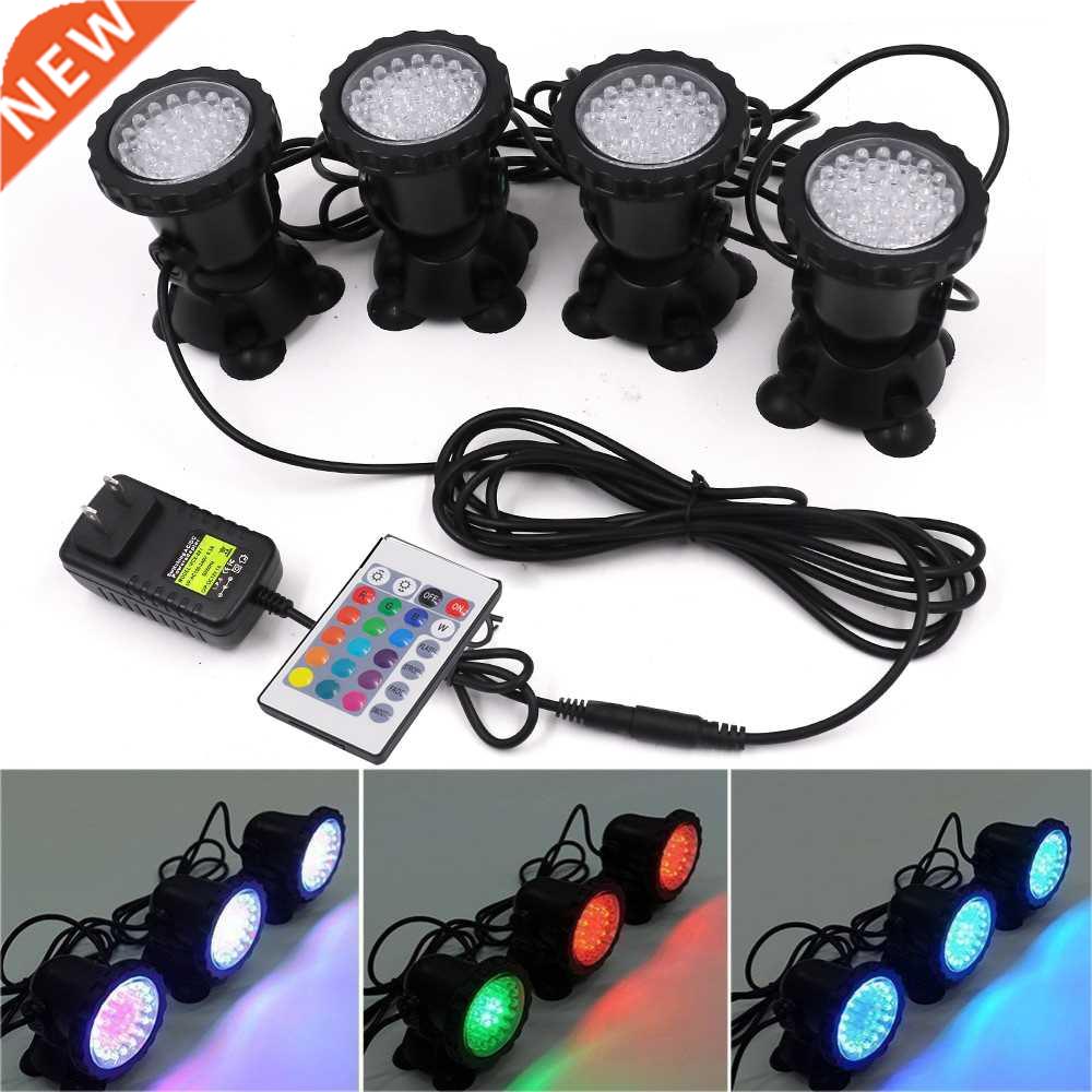 RGB LED Underwater Lights IP68 Waterproof Aquarium Lamp Land