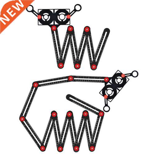 6/12 Fold Angle Finder Metal Drill Guide Locator Tile Openin
