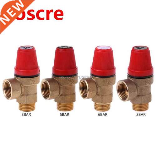 Brass Safety Valve Drain Relief Swithch For Solar Water Heat