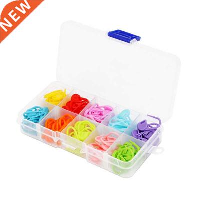 120Pcs Knitting Stitch Markers Crochet Locking Tool Craft Ri