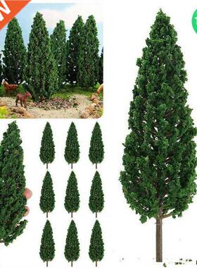10 Pieces Scenery Landscape Trees 16cm Micro Architecture Ra