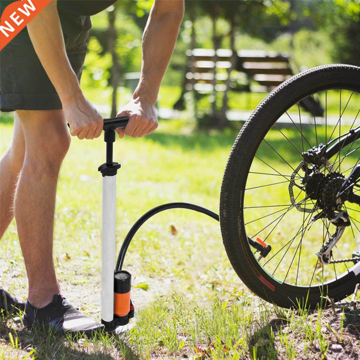 hand mini bicycle pump tire air inflator schrader presta