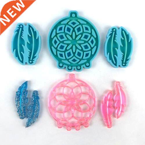 Dream Catcher Feathers Earrings Epoxy Resin Mold Jewelry Pen