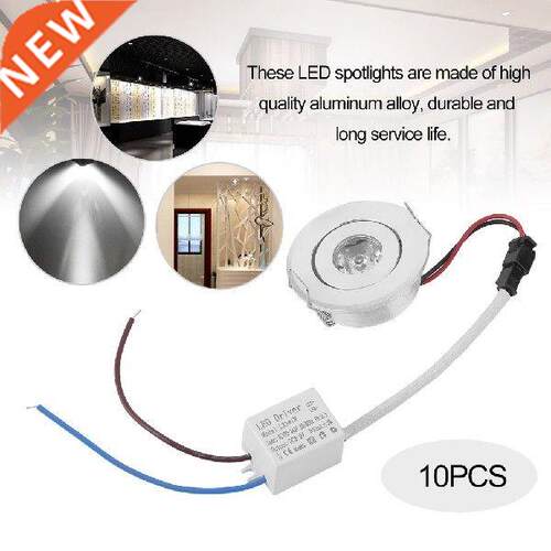10PCS 1W LED Bulb Recessed Small Cabnet Wne Cooler